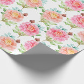 Blumenmuster Geschenkpapier (Ecke)