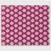 Blumenmuster geschenkpapier (Flach)
