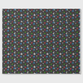 Blumenmuster Geschenkpapier (Flach)