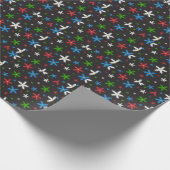 Blumenmuster Geschenkpapier (Ecke)