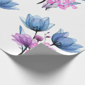Blumenmuster Geschenkpapier (Ecke)