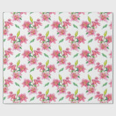 Blumenmuster Geschenkpapier (Flach)