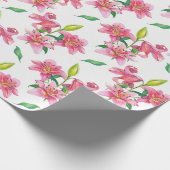 Blumenmuster Geschenkpapier (Ecke)