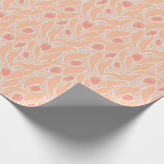 Blumenmuster Geschenkpapier (Ecke)