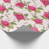 Blumenmuster Geschenkpapier (Ecke)