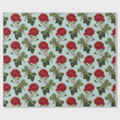 Blumenmuster Geschenkpapier (Flach)