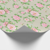 Blumenmuster Geschenkpapier (Ecke)