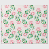 Blumenmuster Geschenkpapier (Flach)