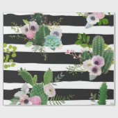 Blumenmuster Geschenkpapier (Flach)