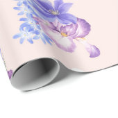 Blumenmuster Geschenkpapier (Rolleneckpunkt)