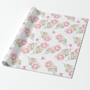Blumenmuster Geschenkpapier