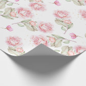 Blumenmuster Geschenkpapier (Ecke)