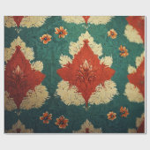 Blumenmuster Geschenkpapier (Flach)