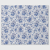 Blumenmuster Geschenkpapier (Flach)