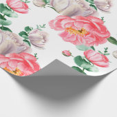 Blumenmuster Geschenkpapier (Ecke)