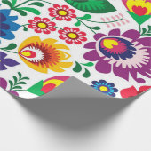 Blumenmuster Geschenkpapier (Ecke)