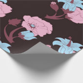 Blumenmuster Geschenkpapier (Ecke)