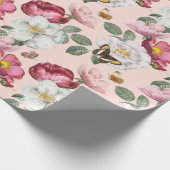 Blumenmuster Geschenkpapier (Ecke)