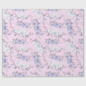 Blumenmuster Geschenkpapier (Flach)