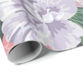Blumenmuster Geschenkpapier (Rolleneckpunkt)