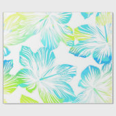 Blumenmuster Geschenkpapier (Flach)