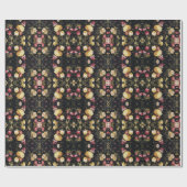 Blumenmuster Geschenkpapier (Flach)