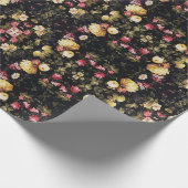 Blumenmuster Geschenkpapier (Ecke)