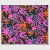 Blumenmuster Geschenkpapier (Flach)
