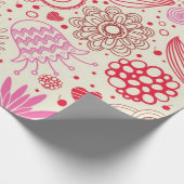 Blumenmuster Geschenkpapier (Ecke)