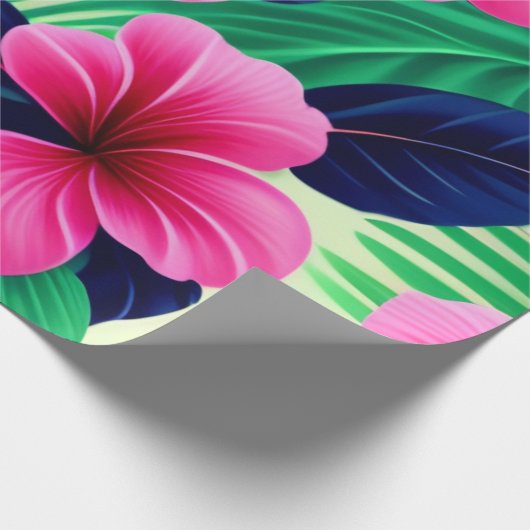 Blumenmuster Geschenkpapier (Ecke)