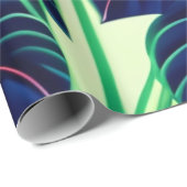 Blumenmuster Geschenkpapier (Rolleneckpunkt)