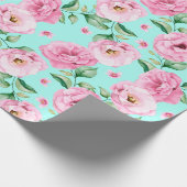 Blumenmuster Geschenkpapier (Ecke)