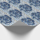 Blumenmuster Geschenkpapier (Ecke)