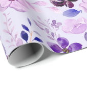 Blumenmuster Geschenkpapier (Rolleneckpunkt)