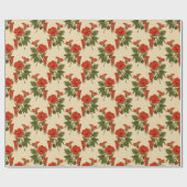 Blumenmuster Geschenkpapier (Flach)
