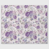 Blumenmuster Geschenkpapier (Flach)