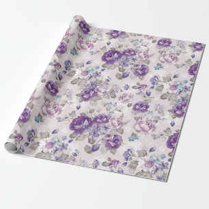 Blumenmuster Geschenkpapier