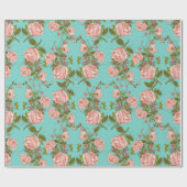 Blumenmuster Geschenkpapier (Flach)