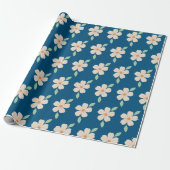 Blumenmuster geschenkpapier (Ungerollt)