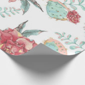 Blumenmuster Geschenkpapier (Ecke)