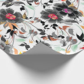 Blumenmuster Geschenkpapier (Ecke)