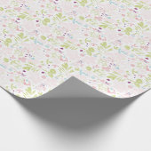 Blumenmuster Geschenkpapier (Ecke)