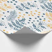 Blumenmuster Geschenkpapier (Ecke)