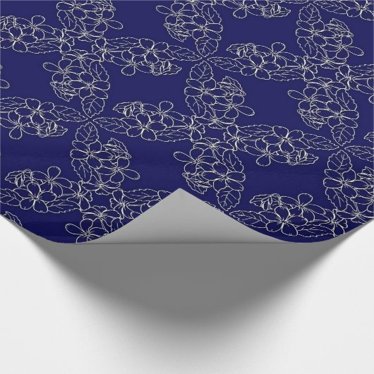 Blumenmuster Geschenkpapier (Ecke)