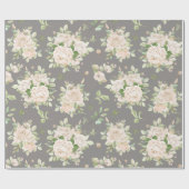 Blumenmuster Geschenkpapier (Flach)