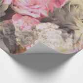 Blumenmuster Geschenkpapier (Ecke)
