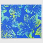 Blumenmuster Geschenkpapier (Flach)