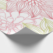 Blumenmuster Geschenkpapier (Ecke)