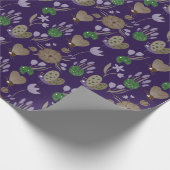 Blumenmuster Geschenkpapier (Ecke)