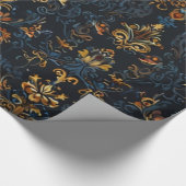 Blumenmuster Geschenkpapier (Ecke)